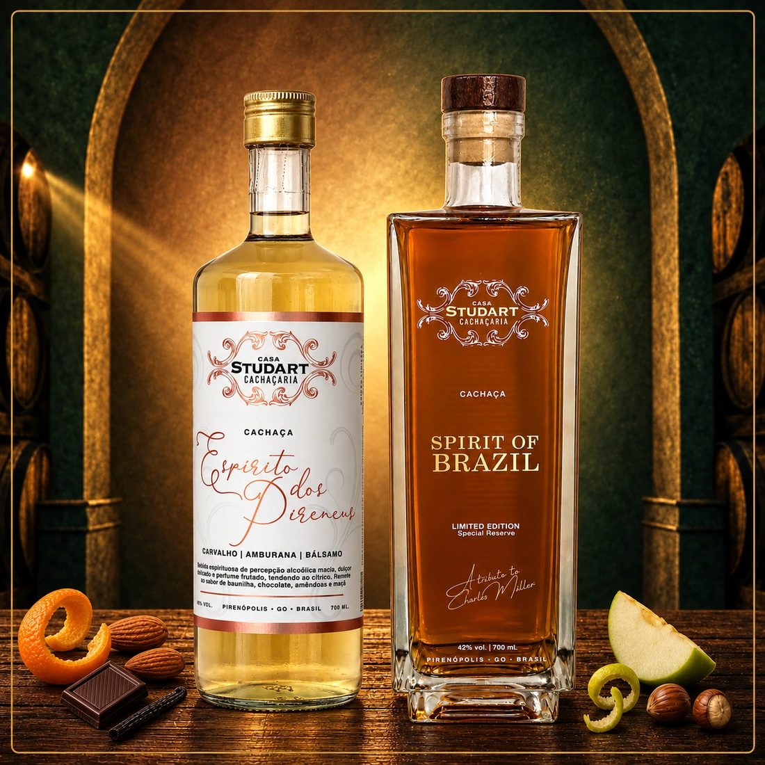 Kit Dueto com Espírito dos Pireneus e Spirit of Brazil — Casa Studart