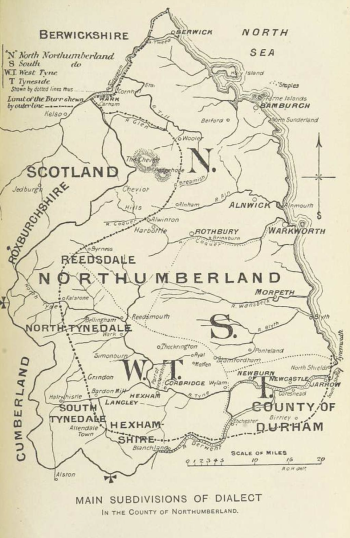 Northumberland, fronteira entre Inglaterra e Escócia: berço da linhagem Studart desde 1066.